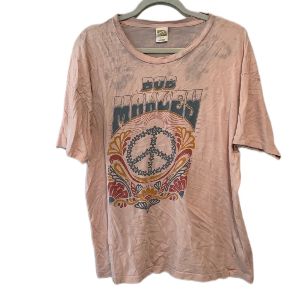 American Eagle Bob Marley Oversized Band Tee Shirt